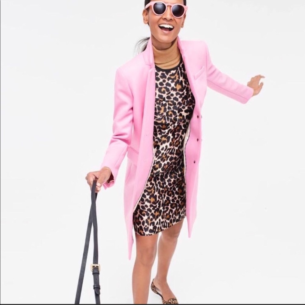J. Crew Leopard Print Shift Dress